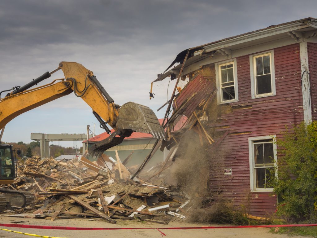 Demolition of Older Home - Older Homes More Likely to Contain Asbestos - Certified Asbestos Testing - Prodan Construction